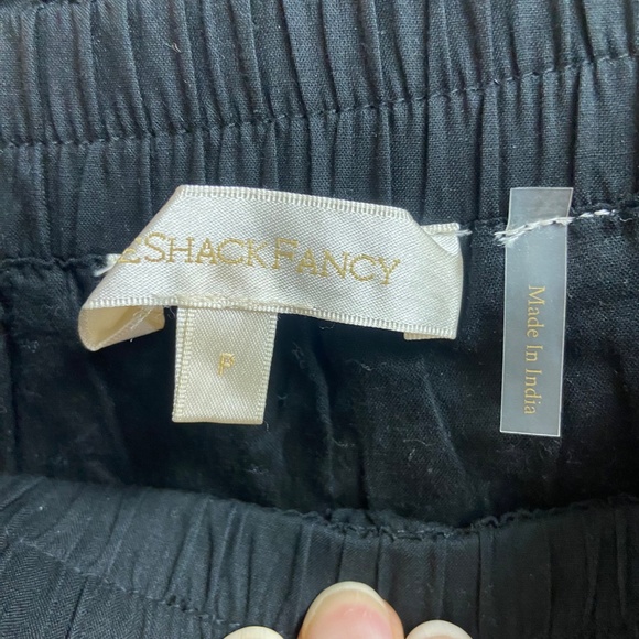 LoveShackFancy Ruffle Mini Skirt Black Size P Excellent Condition - Picture 4 of 4